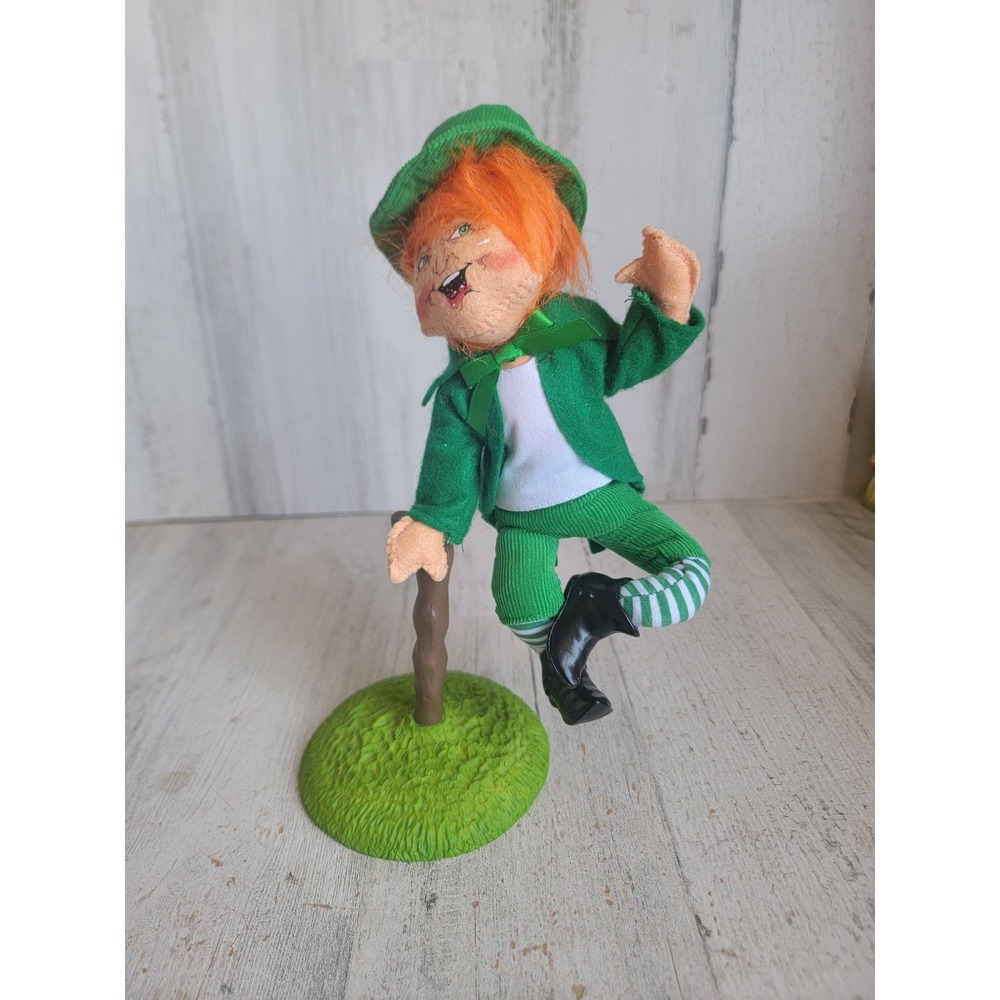 Annalee sheleighly‎ shuffle leprechaun St Patrick's Day home figure plush